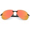 MIRYEA Polarized Sports Sunglasses for Men Women for Driving Cycling Running Fishing Golf UV400 Protection Rimless Frame Sun Glasses Fashion Unisex Shades Retro Eyeglasses Anti Glare Classic Eyewear view 1