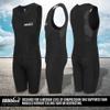Deux Roues Youth Triathlon Suit Racing Tri Cycling Skin Suit Bike Swim Run - Bonus Race Bib Belt (Black, Youth 10) view 4