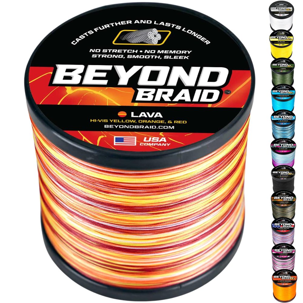 Beyond Braid Lava 500 Yard Spool 40LB