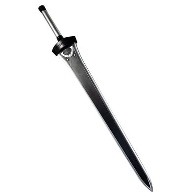 New Sword Art Online Foam Sword Kirito Elucidator Dark Repulser Yuuki Asuna LARP Xmas Halloween (Kirito's Black Large Sword)