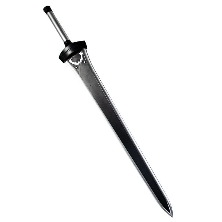 New Sword Art Online Foam Sword Kirito Elucidator Dark Repulser Yuuki Asuna LARP Xmas Halloween (Kirito's Black Large Sword)
