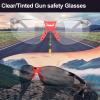 Gun Range Ear Protection Shooting Ear Protection Ear Muffs for Shooting Range Including High-Performance Earmuffs, Range Eye Protection-Gun Safety Glasses, Earplugs, Hard Storage Carrying Case-Red view 4