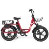 VELOWAVE Electric Bike Front & Rear Baskets Bike Basket,Only for VELOWAVE Prado S 20'' Fat Tire Ebike,Bicycle Baskets Accessories,Easy Install & Release view 4