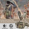 MDSTOP Hunting Fanny Pack, Waist-Pack Style Hunting Pack, Camo Hunting Fanny Waist Pack with Shoulder Straps and Harness Pouch, Available in Backpack and Lumbar Pack Styles view 3
