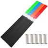 HNZMDY 30 Inch 6.2mm Archery Carbon Arrow Shafts Spine 500 Carbon Shaft Tubes with Aluminum Insert for DIY Compound Recurve Bow Shooting (24 pcs, red Shaft +Insert) view 1