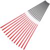 HNZMDY 30 Inch 6.2mm Archery Carbon Arrow Shafts Spine 500 Carbon Shaft Tubes with Aluminum Insert for DIY Compound Recurve Bow Shooting (24 pcs, red Shaft +Insert) view 2