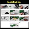 Golf Swing Training Mat Trainer Golf Trainer Indoor Golf Swing Mat Exerciser Multi-function Golf Practice Aids 3 In 1 (white normal PP grass) view 4