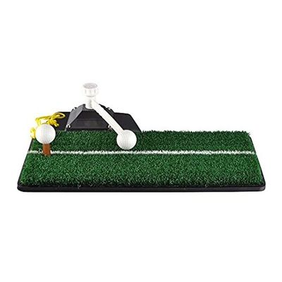 Golf Swing Training Mat Trainer Golf Trainer Indoor Golf Swing Mat Exerciser Multi-function Golf Practice Aids 3 In 1 (black normal PP grass)