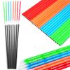 ZSHJGJR 30 Inch Archery Carbon Arrow Shafts ID 6.2mm/.244" Bare Shaft Carbon Fiber Arrow Shaft Tube 500 Spine DIY Archery Hunting Shooting Practice Arrows 6/12/24pcs (Green, 24) view 1