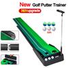 Golf Putting Green Mat Golf Training Aids Putter Trainer Interior Practice Set Putter Golf Practice Pad Home Office Backyard Indoor Outdoor Use (2.5m with Fairway) view 2