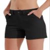 Willit Women's Golf Hiking Shorts Quick Dry Athletic Casual Summer Shorts with Pockets 4.5 in Black 14 view 1