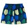JEATHA Children Boys Swim Trunks Hawaii Style Quick Dry Drawstring Booty Shorts Summer Beach Shorts Navy Blue 2-3 Years view 2