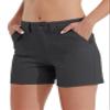 Willit Women's Golf Hiking Shorts Quick Dry Athletic Casual Summer Shorts with Pockets 4.5 in Deep Gray 10 view 1