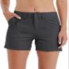 Willit Women's Golf Hiking Shorts Quick Dry Athletic Casual Summer Shorts with Pockets 4.5 in Deep Gray 10 view 2