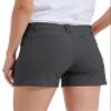 Willit Women's Golf Hiking Shorts Quick Dry Athletic Casual Summer Shorts with Pockets 4.5 in Deep Gray 10 view 4