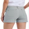 Willit Women's Golf Hiking Shorts Quick Dry Athletic Casual Summer Shorts with Pockets 4.5 in Gray 8 view 4