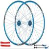 Wheelset Mountain Bike Wheelset 26inch,Double Wall Rim 32 Holes Quick Release Disc Brake Bearing Compatible 7/8/9/10 Speed Road Wheel (Color : Blue, Size : 26INCH) view 1