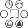NET PLAYZ 4 x 4 x 4 Feet Lacrosse Goal Fast Install, Fiberglass Frame, Lightweight, Foldable, Portable, Carry Bag Included, Black,NOH445402021 view 3