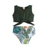 Baby Girls 2Pcs Bikini Swimsuits Sleeveless Vest Crop Top Shorts Beach Bathing Suit Bikini Sets (Black Girl, 12-18 Months) view 1