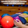 Patelai 3 Pcs Bowling Ball Shammy Pad Leather Bowling Ball Towel Rag Accessories for Cleaning(12 x 10 Inches, Royal Blue Red and Black) view 2
