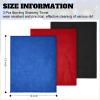 Patelai 3 Pcs Bowling Ball Shammy Pad Leather Bowling Ball Towel Rag Accessories for Cleaning(12 x 10 Inches, Royal Blue Red and Black) view 3