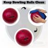 Patelai 3 Pcs Bowling Ball Shammy Pad Leather Bowling Ball Towel Rag Accessories for Cleaning(12 x 10 Inches, Royal Blue Red and Black) view 4