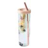 YQkoop Fruit Infuser Water Bottle, 700ML Portable Sports Water Bottle with Detachable Straw Large Capacity Clear Drinking Cup for Fitness Gym Outdoor Activities view 1