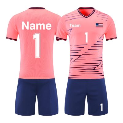 Custom Soccer Jersey and Shorts for Kids Adults Men Women Customize with Your Name Team Number Logo