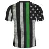 QWENTMTNTY Mens Graphic T-Shirts Patriotic Muscle Short Sleeve Tees Summer Athletic Fitness American Flag Personality Shirt view 4