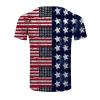 QWENTMTNTY Mens Graphic T-Shirts Patriotic Muscle Short Sleeve Tees Summer Athletic Fitness American Flag Personality Shirt view 4