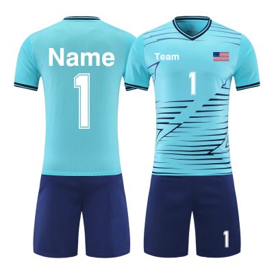 Custom Soccer Jersey and Shorts for Kids Adults Men Women Customize with Your Name Team Number Logo
