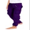 Skylinewears Women's Causal Cotton Cargo Pants Work Trousers Military Army Combat Tactical Pants with 8 Pockets Purple S view 1