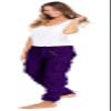 Skylinewears Women's Causal Cotton Cargo Pants Work Trousers Military Army Combat Tactical Pants with 8 Pockets Purple S view 2
