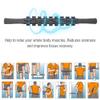 Muscle Roller Stick, 9 Gear Sports Massage Roller Stick Muscle Relax Workout Exercise Equipment for Home Gym view 2