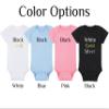 Gaming Baby Onesie and Blanket - Dungeon Master with Dragon - Dragon (3-6 Month - Black Fabric - Gold Design) view 2