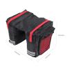 BESPORTBLE Bike Trunk Bag for Rear Rack Rear Rack Pouch Cycling Panniers Reflective Strip Ideal for Night Riding view 2