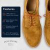 Benchmark Waxed Cotton Dress Shoe Laces - 2 Pairs - 2mm (5/64) Round Shoelaces for Men & Women - 27 to 36 Inch Lengths (27 Inches - 2 Pairs, Burnt Orange) view 2
