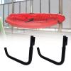 Asixxsix Kayak Storage Rack, 100 lbs Load Bearing Kayak Storage Hooks Heavy Duty Wall Mounted Kayak Rack Canoe Hangers for Surfboard Paddleboard, for Home Garage Dock, 2 Pack view 3