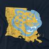Southern University Official State Shape Unisex Adult T Shirt,State Shape, 5X-Large view 2