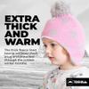 Tough Headwear Kids Winter Hat - Kids Beanies Boys & Girls, Ear Flaps Hat for Kids Large - Hearts view 4