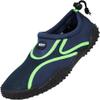 NORTY Wave Aqua Sock - Water Shoes for Men - Swim Shoes for Men - Beach Shoes for Men - Water Socks - Aqua Shoes - Swimming Shoes - Navy, Lime view 1