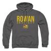 Rowan University Official Stacked Unisex Adult Pull-Over Hoodie,Charcoal, X-Large view 1