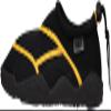NORTY Wave Aqua Sock - Water Shoes for Kids - Swim Shoes for Kids - Beach Shoes for Kids - Water Socks - Aqua Shoes - Swimming Shoes - Black, Orange view 2