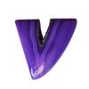 ABC Jewelry Mart Purple Druzy Agate Gemstone Size 30x25x5 MM Jewellery Making Drussy Minerals Drusy Druse Loose Gemstone for Pendant Smooth Polished