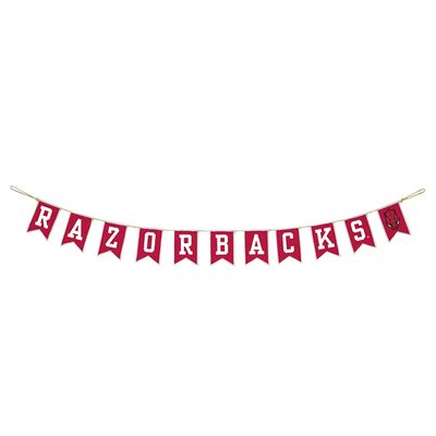 Arkansas Razorbacks Tailgate Party Banner by Hanna's Handiworks | For School Parties, Graduations | Lightweight Fabric | Represent Your NCAA UArk Team Spirit | Part 2 Razorbacks