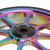 VBESTLIFE Folding Easy Wheel, 82mm Dia Aluminum Alloy Widened Bearing Easywheel Fits for Brompton 3sixty Folding Bike(Multi-Colors) view 3