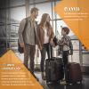 ANVIL TSA Locks for Luggage with Search Alert: Durable Cable Combination Locks, TSA Approved - Secure Travel Locks for Suitcases, Backpacks & Gun Cases (4, Black) view 2