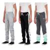 Hind Girls Sweatpants 3 Pack Fleece Jogger Pants for Girls Clothes (5-6, Black-Heather-Charcoal) view 1
