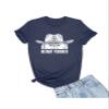 4X-Large Navy Blue Unisex Meowdy Purrdner Funny Cat Lover Gift Idea T-Shirt view 1