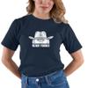 4X-Large Navy Blue Unisex Meowdy Purrdner Funny Cat Lover Gift Idea T-Shirt view 2